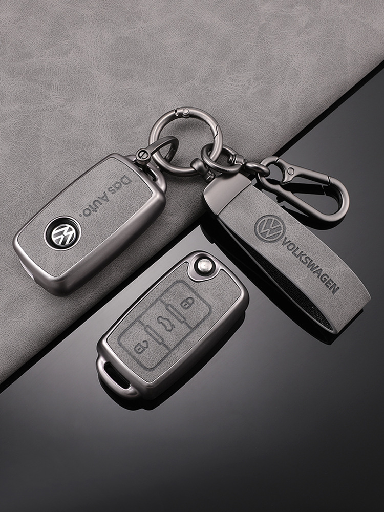 Adecuado para la funda de la llave Volkswagen Sagitar todo incluido TPU patrón de piel exploración Yue Passat Bora LaVida Yue hebilla de la caja protectora