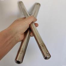 。纯不锈钢伸缩双截棍子母二节棍健身防身二合一两用便携双节棍