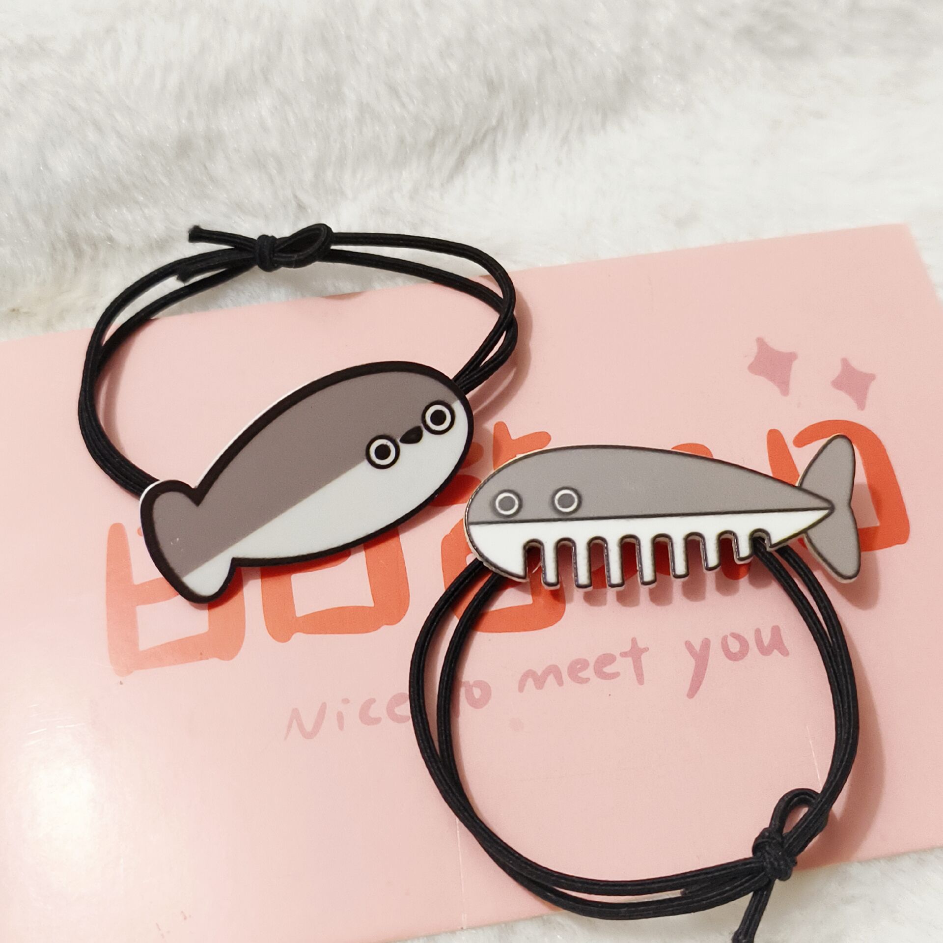 Women's Cute Fish Arylic Hair Tie display picture 2