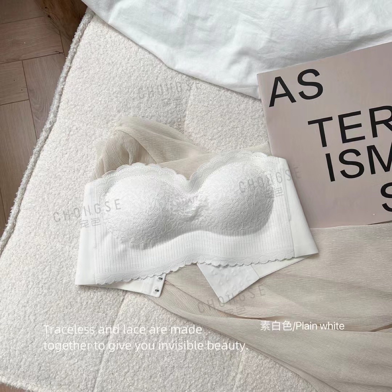 Venta caliente sin tirantes casual cómodo parte superior del cuerpo parche push up no corriendo Copa tubo superior sujetador ropa interior nuevo 7028