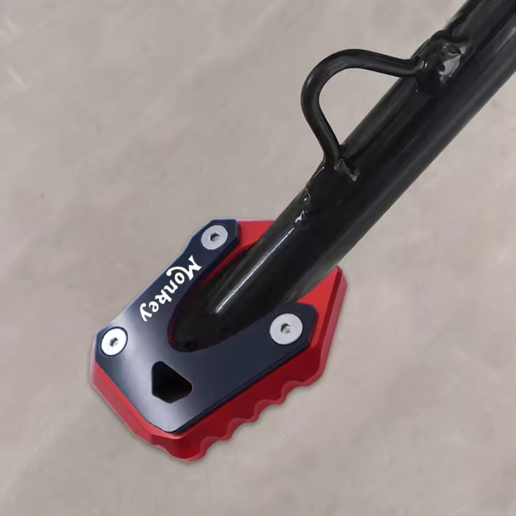 Suitable for 15-24 Models of Honda Monkey125 Side Stand Enlarger, Kickstand Widening, and Anti-Slip Pad Accessories