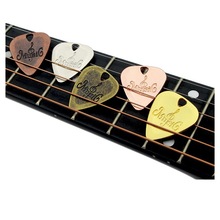 锌合金M标吉他金属拨片电吉他贝司拔片古典民谣吉他不锈钢弹片