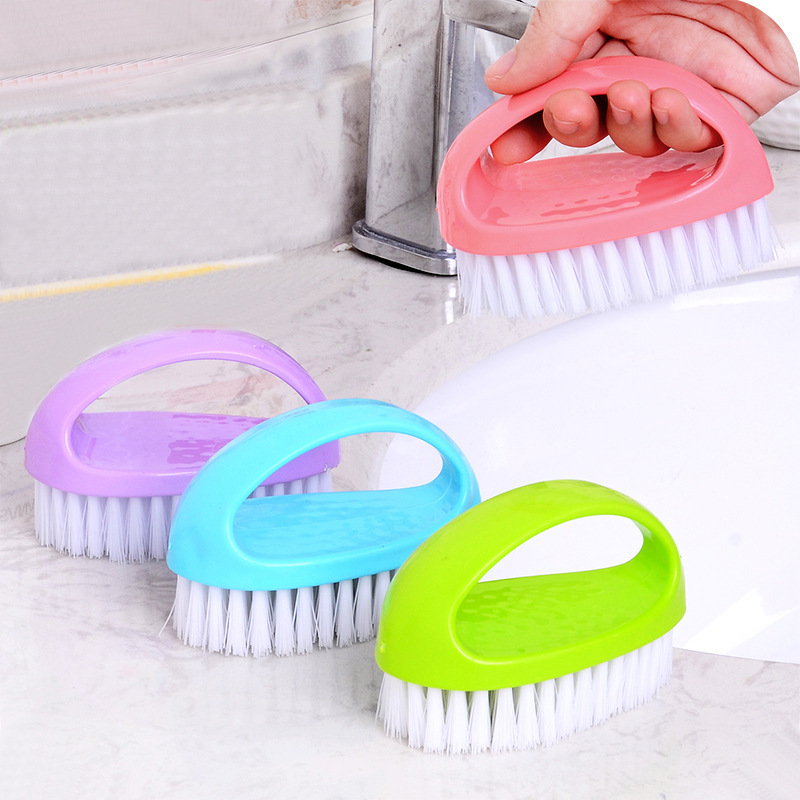 Shoe brush candy color cleaning brush multifunctional home laundry brush candy color brush clothing shoes cleaning brush wholesale