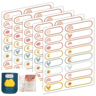Baby bottle label, daycare name label,, children's school name label waterproof, name label sticker