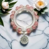 BA24 spider web glazed bracelet