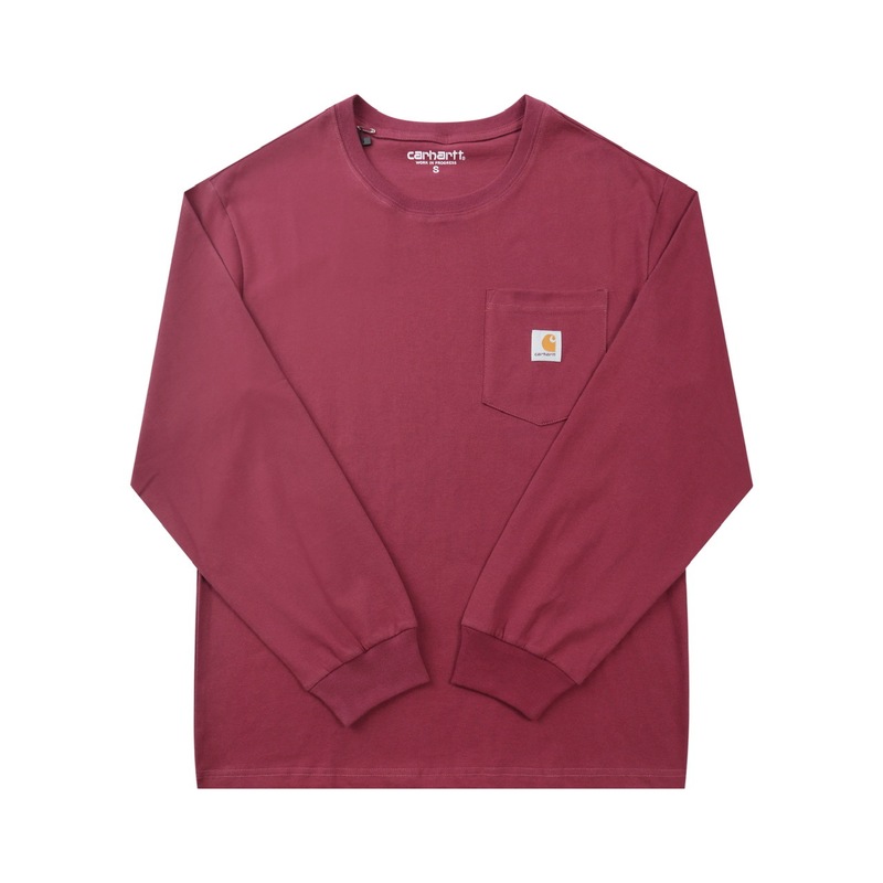 Carharttカハートk87小標純色工装ポケット半袖男女潮牌ゆるい丸首カップルtシャツ|undefined