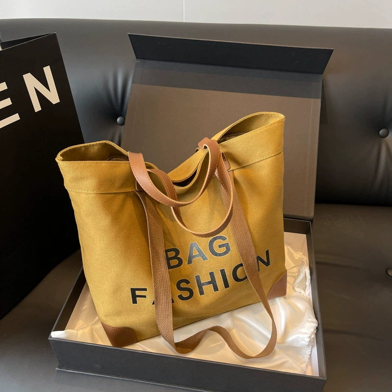 Capacious summer shopping bag, one-shoulder bag, 2023