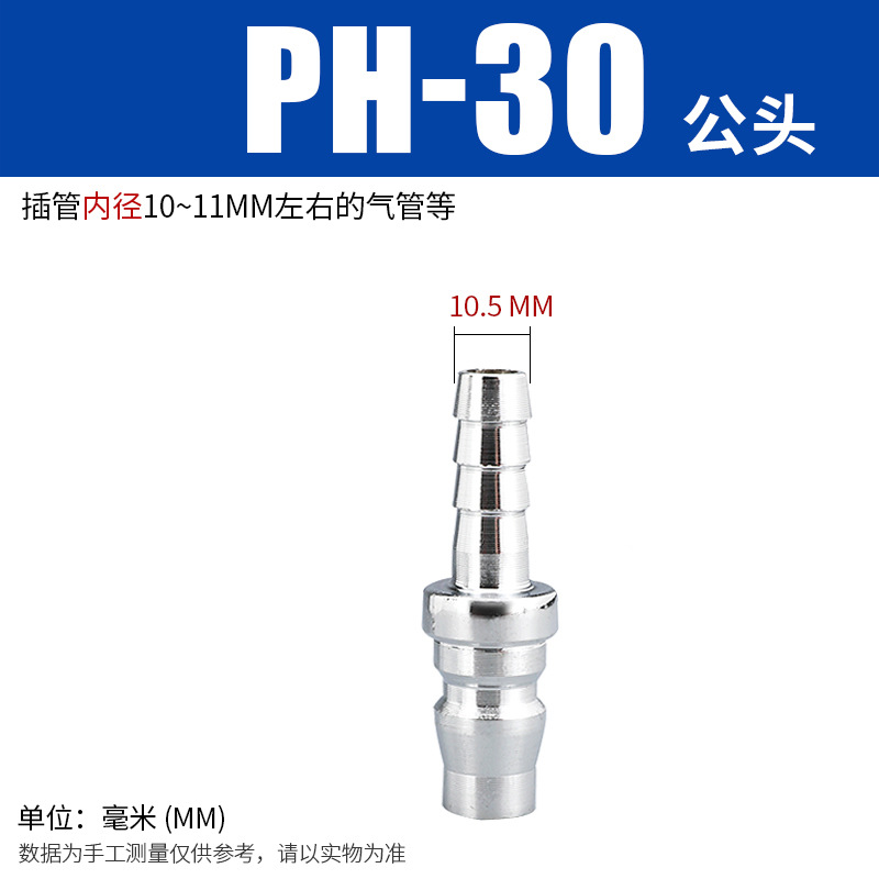 エアc式クイック継手オスpuガス管継手エアガンクイック接続sm/pp/sp20/30