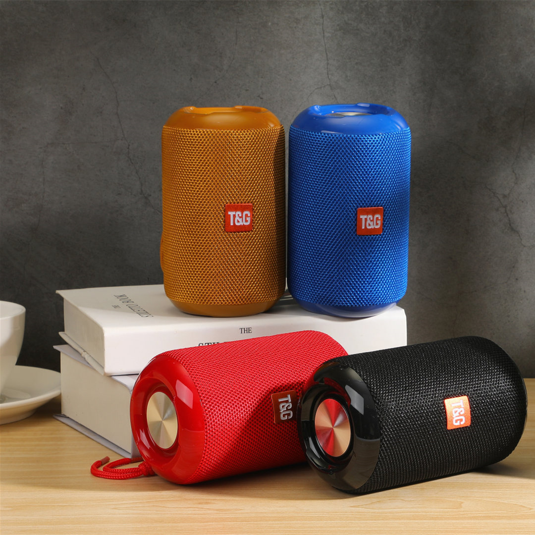 TG264 subwoofer impermeable al aire libre doble diafragma de alta calidad de sonido portátil tarjeta de enchufe de voz altavoz Bluetooth tela de audio