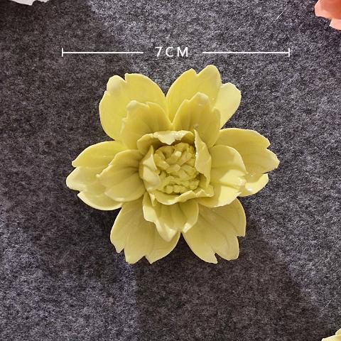 Decoración de Pared de Flores en Cerámica Tridimensional para Sala de Estar y Dormitorio image 18