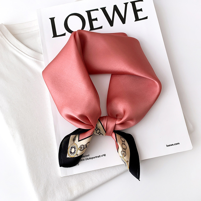 pink silk bandana pink silk bandana