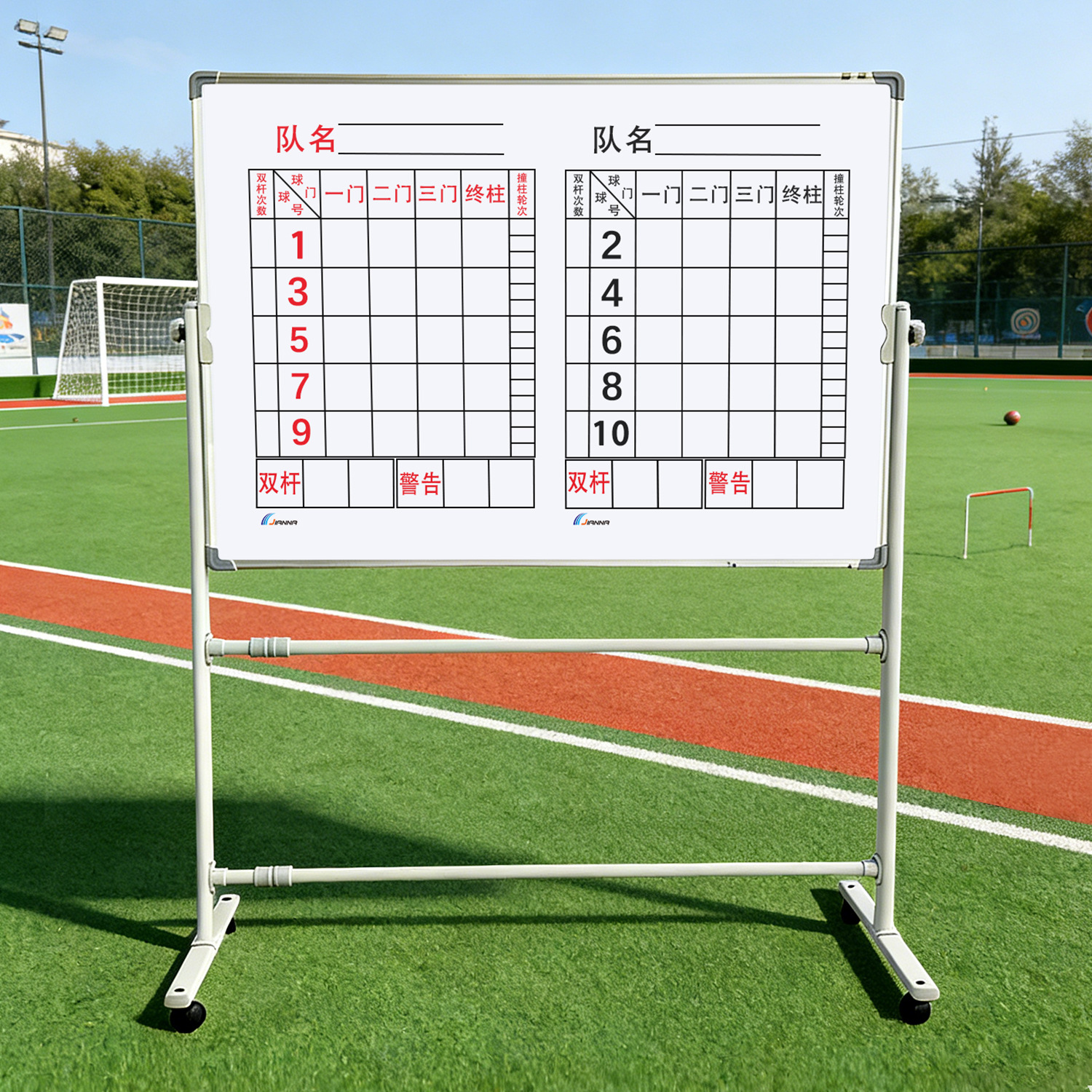 Vertical Stand Doorball Scoreboard, Movable Magnetic Writable Doorball Scorer, Dedicated for Doorball Sports