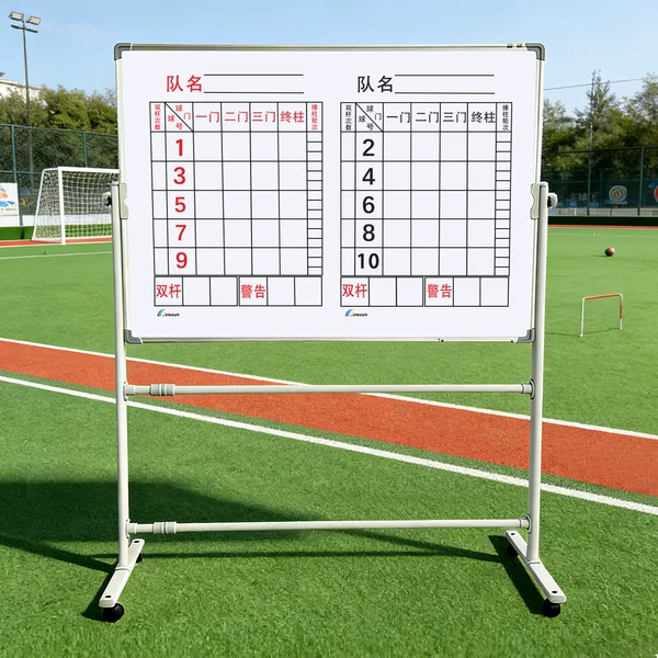 Vertical Stand Doorball Scoreboard, Movable Magnetic Writable Doorball Scorer, Dedicated for Doorball Sports