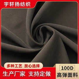 多色供应100D高弹面料睡衣女装连衣裙运动服服装内衬高弹面料