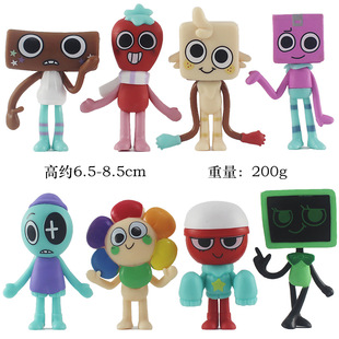 Cross-border New Product 6.5-8cm Dandy's World Handmade Doll Game Model Decoration Doll 8 Bags 200g