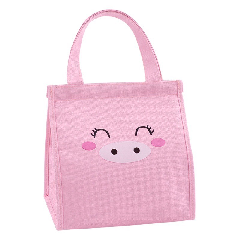 Comercio exterior lindo PET serie aislado lonchera bolsa con arroz en el trabajo Estudiante almuerzo dibujos animados Bento bolso bolsa de Almuerzo