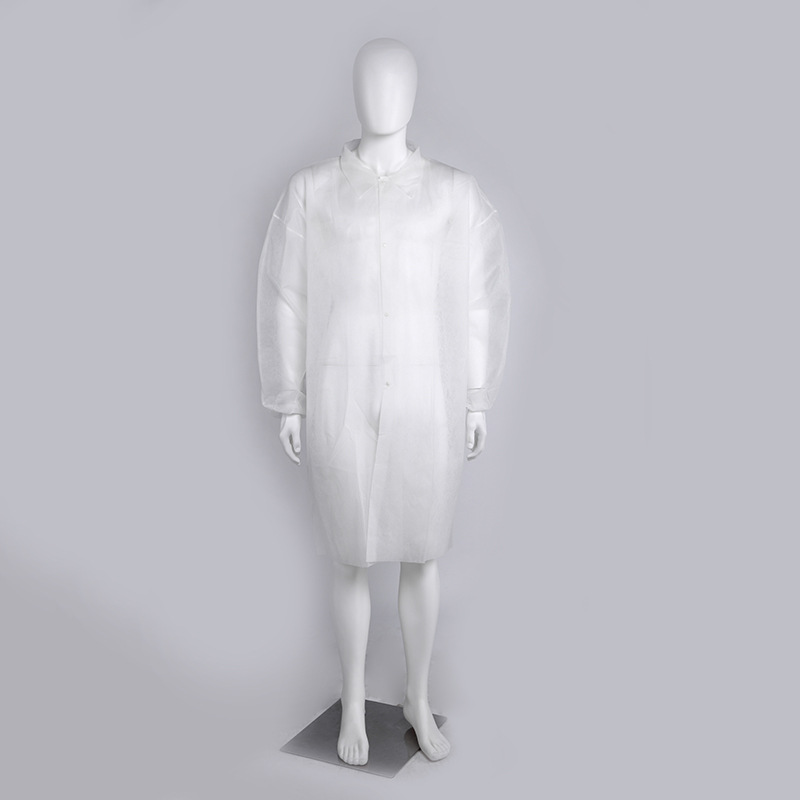 厂家 一次性PP实验服 工作服无纺布实验服 加厚餐饮畜牧参观服