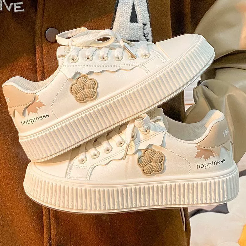 Белые кроссовки Tide, универсальная обувь, кроссовки, осень, тренд сезона, корейский стиль
