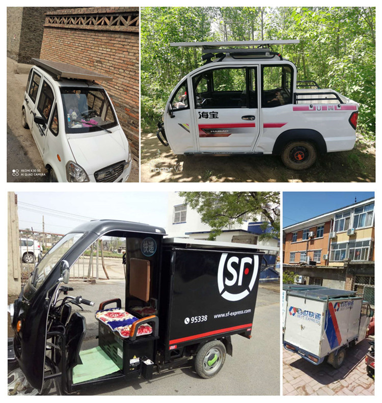 48V60V72V vehículo eléctrico de tres ruedas vehículo eléctrico de cuatro ruedas sistema de placa de carga de impulso de placa de generación de energía solar