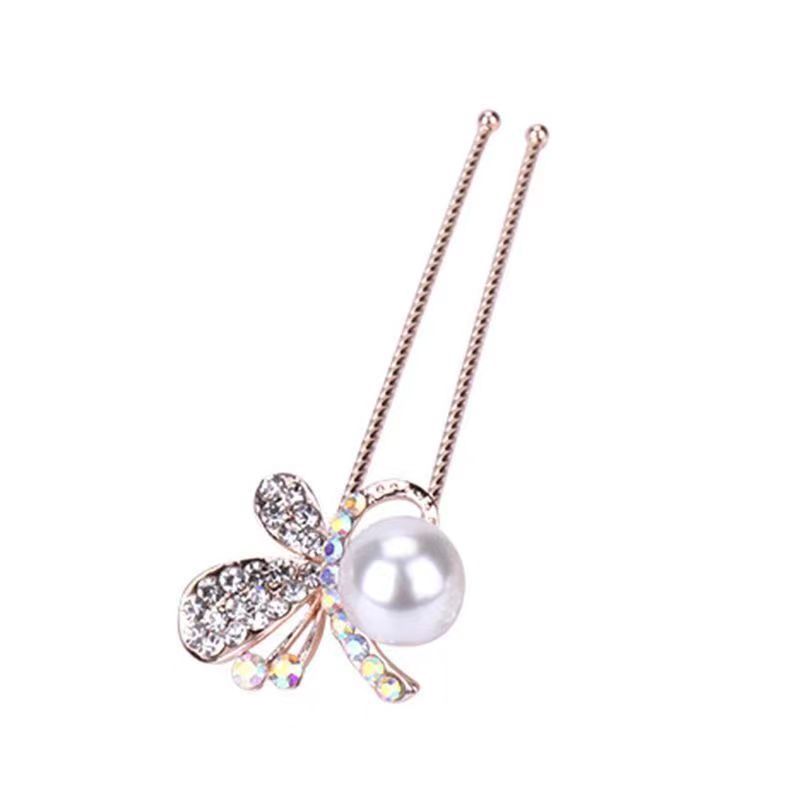 熱い販売の真珠のドリルの髪は針を挿します。