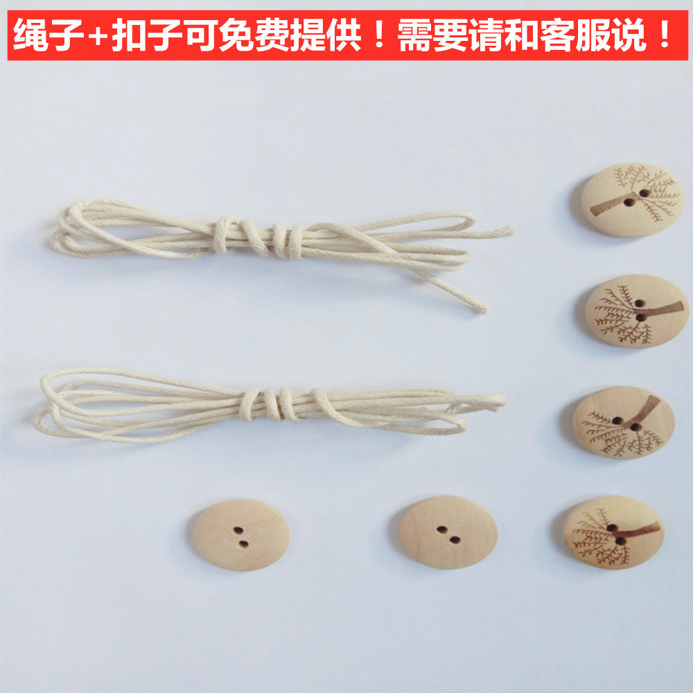 로프 버튼; 롤 33*100CM; 유기농 면