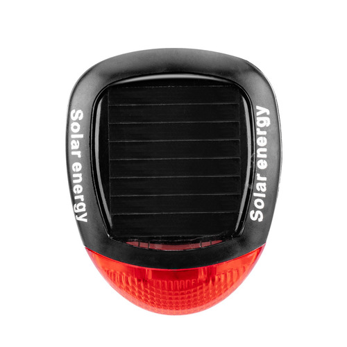 Bicycle taillight solar night riding taillight warning light non-charging taillight mountain bike riding equipment accessories
