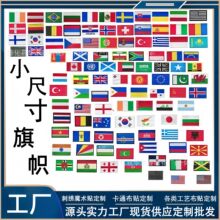 小尺寸世界旗帜魔术贴美国战术徽章战术布贴户外包配臂章士气补丁