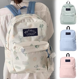 Jies Custom Js Backpack Butterfly Haze Blue Classic Backpack Student Bag School Bag Computer Bag Sample Customization