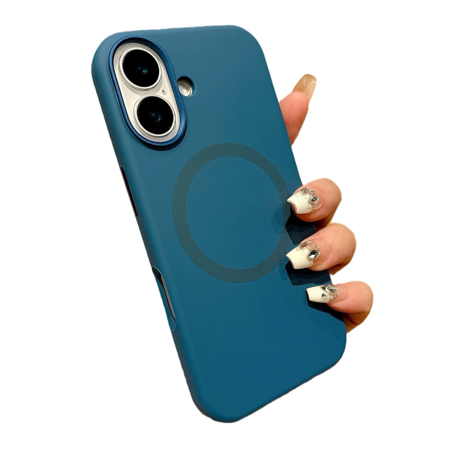 Силиконовый чехол для Apple, совместимый с iPhone 16, фирменный стиль высокого качества, защита от падений