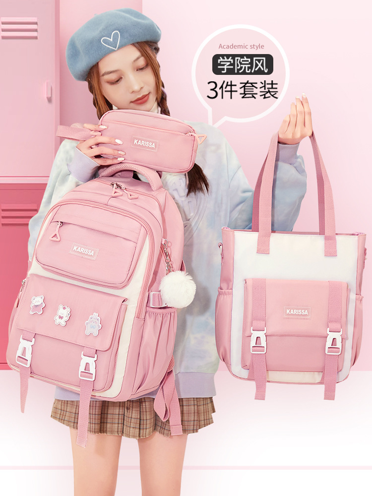 Mochila escolar para niños de escuela primaria de estilo explosivo transfronterizo Mochila para niñas Mochila de tela Oxford para niñas