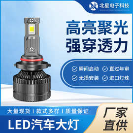 大功率LED车灯H7 H4 H8/H9/H11 9005 9006 跨境货源汽车LED大灯