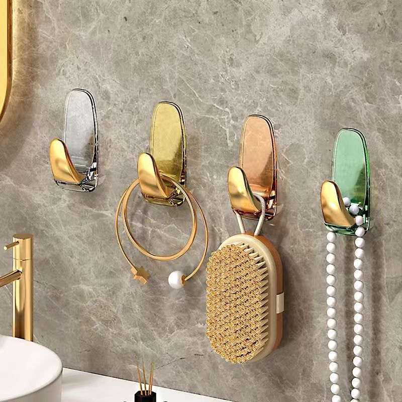 8-Piece Set of Luxury Hooks, Strong Load-Bearing, No-Drill Adhesive Hooks for Bathroom and Restroom, Towel Hooks Behind the Door, Coat and Hat Hooks 8-Piece Set of Luxury Hooks, Strong Load-Bearing, No-Drill Adhesive Hooks for Bathroom and Restroom, Towel Hooks Behind the Door, Coat and Hat Hooks