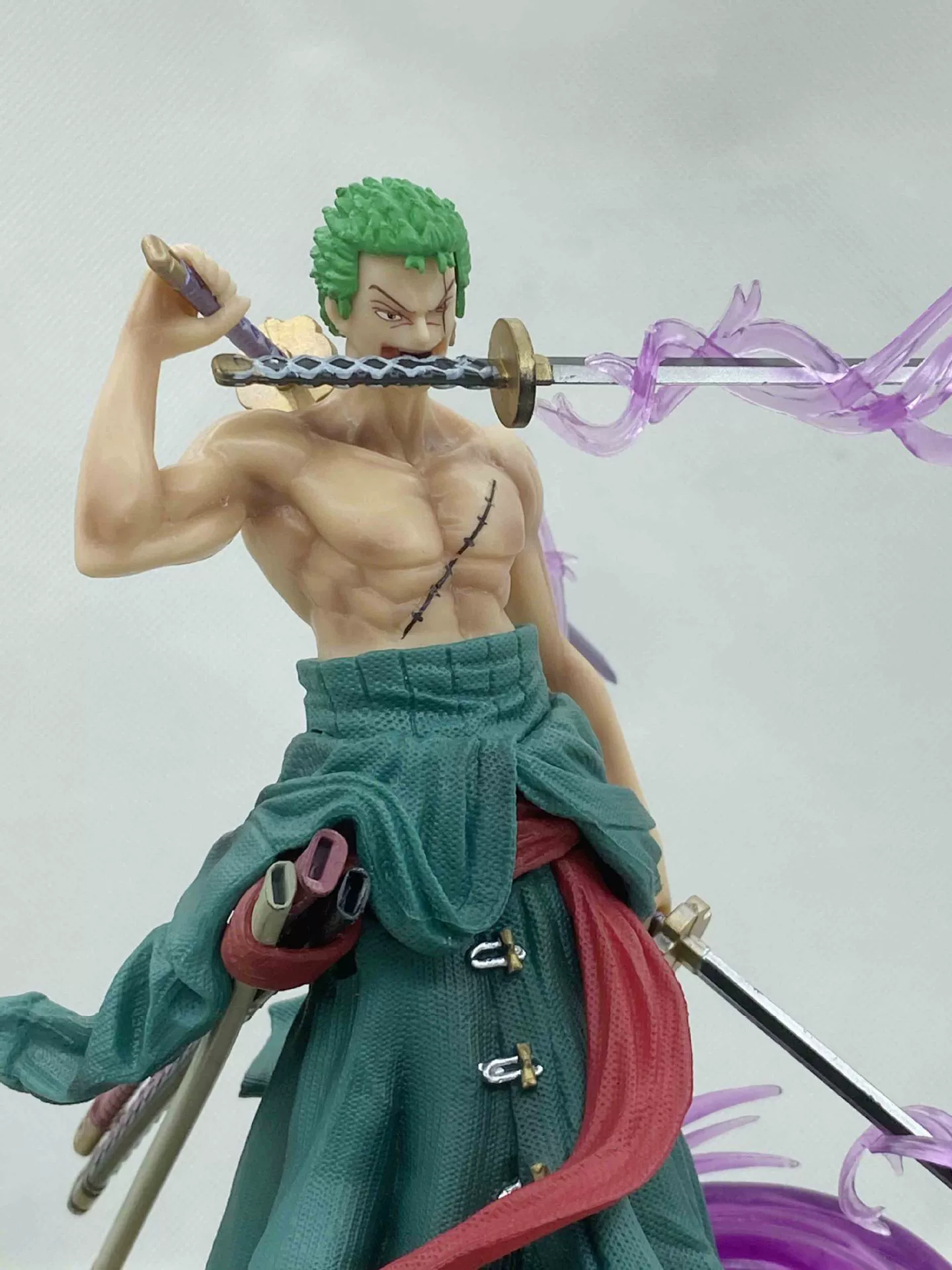 Фигура (One Piece) Зорон PVC-статуя фантазийная, 23 см, сценарий с двумя головами, цветная коробка