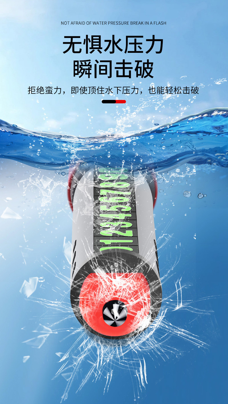 Car temporary parking number plate, safety hammer for self-driving vehicles, emergency parking sign, underwater window breaker tool