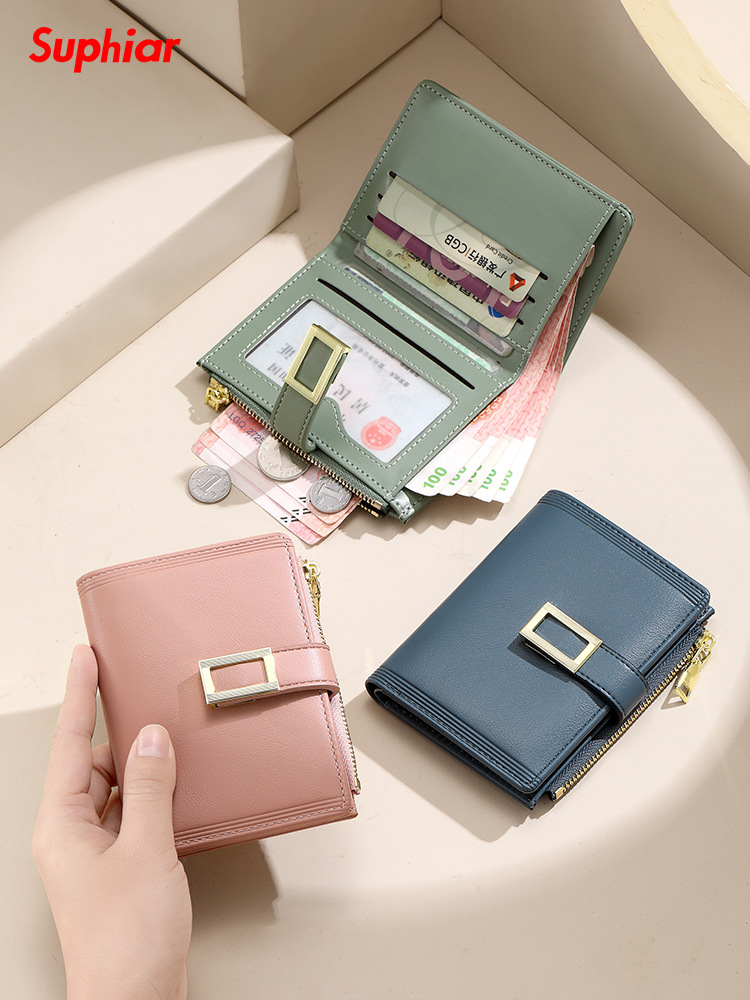 Rusia wb crossover ozon estuche para tarjetas explosivas cerradura cremallera almacenamiento multifuncional cambio corto billetera para mujer