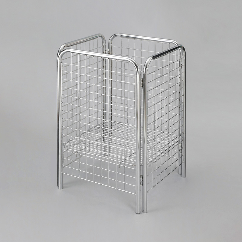 Cesta de almacenamiento, expositor promocional para puestos de mercado nocturno, estante plegable para aperitivos y bebidas, contenedor de almacenamiento