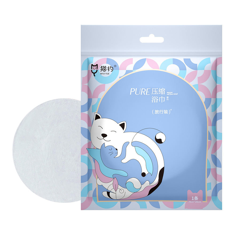 Gato sobre hidrofílico serie de gato toalla desechable extra gruesa toalla suave toalla absorbente ropa de la familia bebé limpio