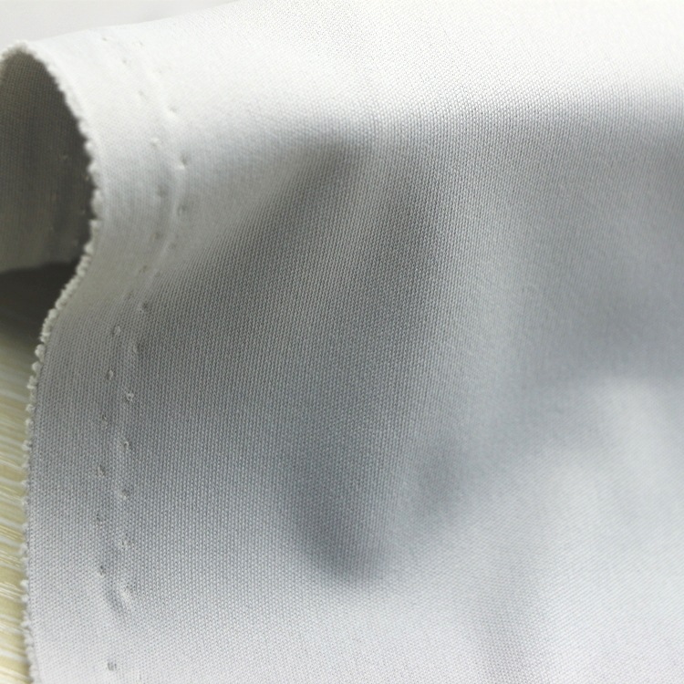 超薄细针40针双面布全涤低弹平布针织纬编75D低弹平布双面布面料