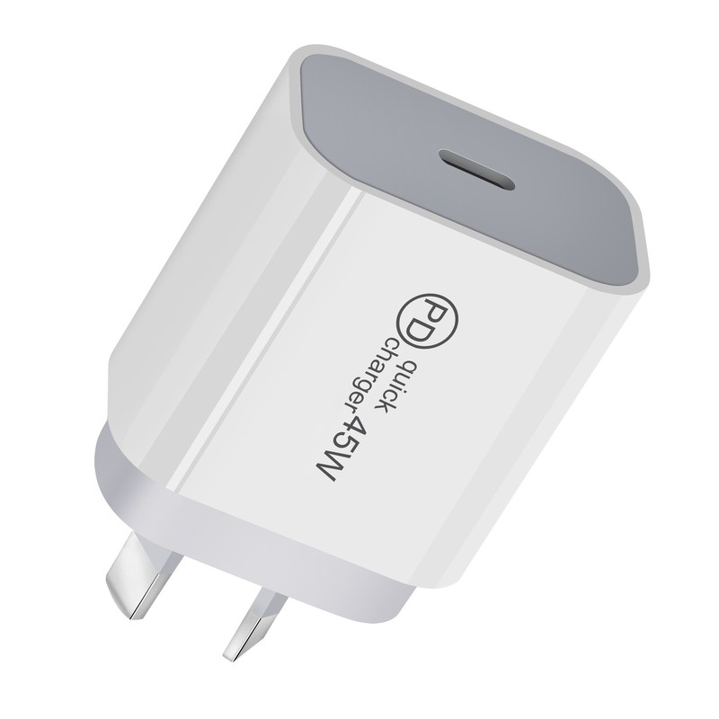 IP16X携帯電話用45W窒化ガリウム充電器45Wオーストラリア規格PD充電器45WデュアルPDアダプタ|undefined