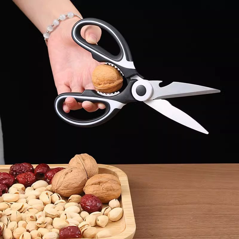 Кухонные ножницы, многофункциональные ножницы для еды, барбекю, костей, рыбы, универсальные ножницы для куриных костей из нержавеющей стали Panda.