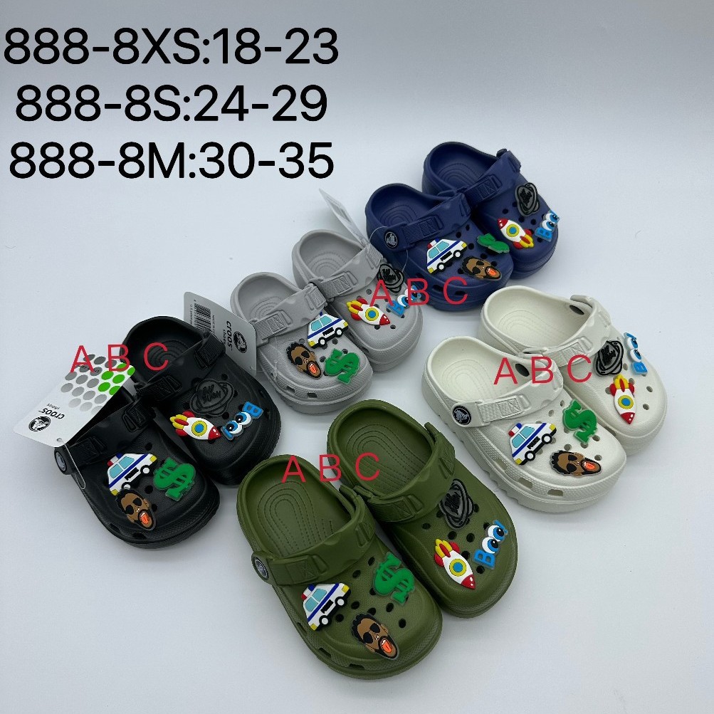 Zapatillas infantiles 2024 primavera y verano nuevo simplista lindos dibujos animados Baotou Hole zapatos para niños mayores que usan sandalias de playa