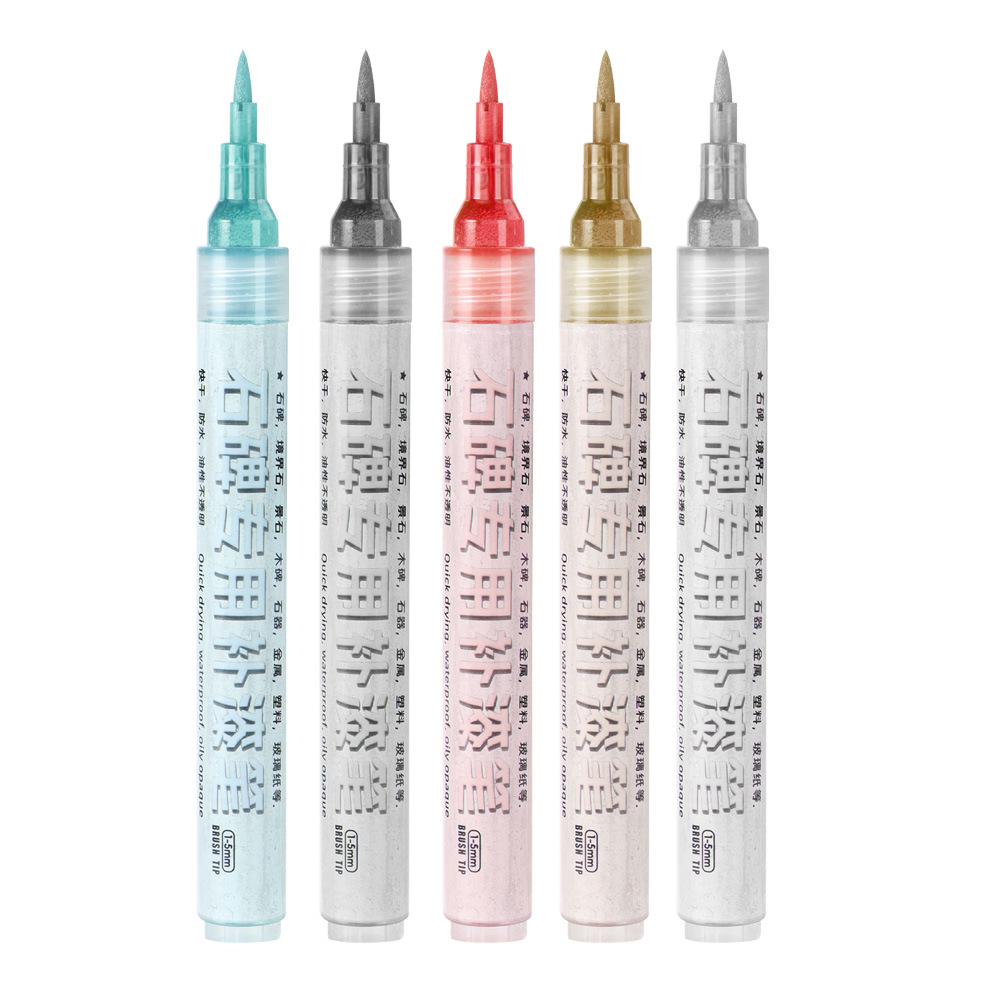 lápiz de pintura de tabletas impermeable, aceite no desvanecido, lápiz de marca de pintura de pintura al aire libre, lápiz de inscripción de gran capacidad