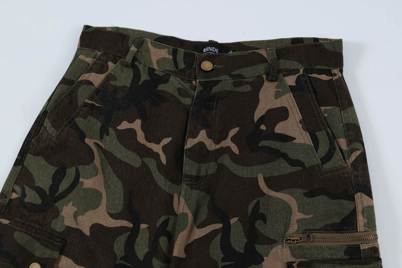 Men's Clothing Fashion High Street Camouflage Loose Jeans Men's Fashion Brand New Urban Design Sense Casual All-match Straight Pants_voghion.com