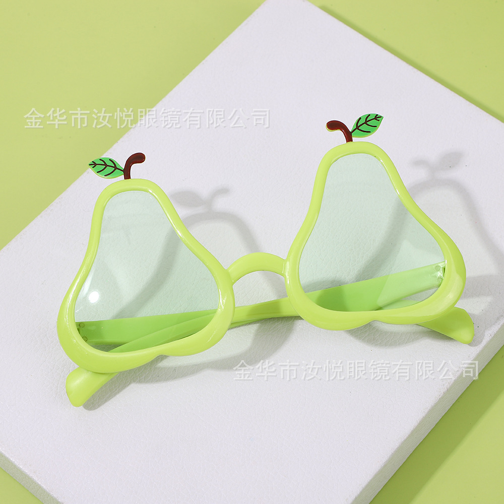 녹색 배 안경