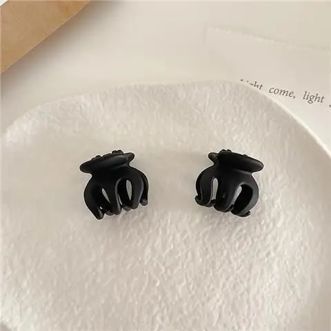高馬尾掴み崩れ防止固定神器団子頭小掴み髪飾りトランペットカボチャクリップ頭飾りサメクリップ|undefined