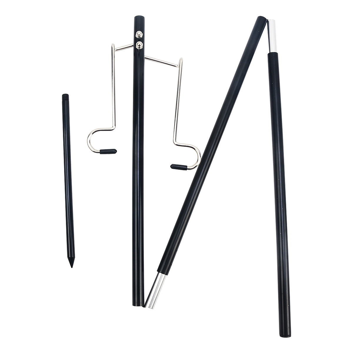 Cross-border AliExpress camping light pole portátil plegable camping light stand aluminio camping light stand