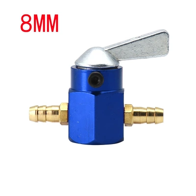 Motosiklet ləvazimatları və aksesuarları, 8mm Fuel Valve Switch - blue-8mm