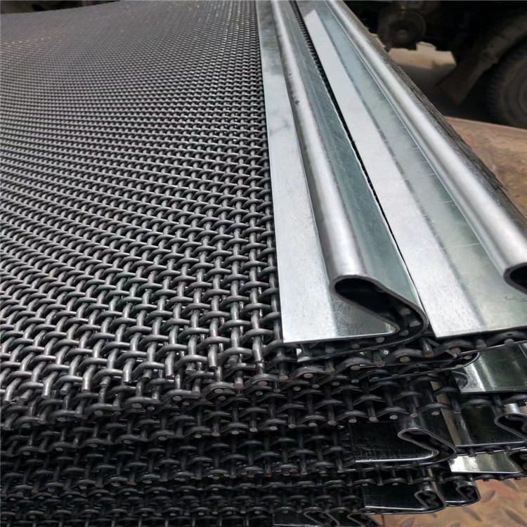 厂家供应65锰钢矿筛网 价格实惠  钢丝网 筛网 钢轧花 筛沙网