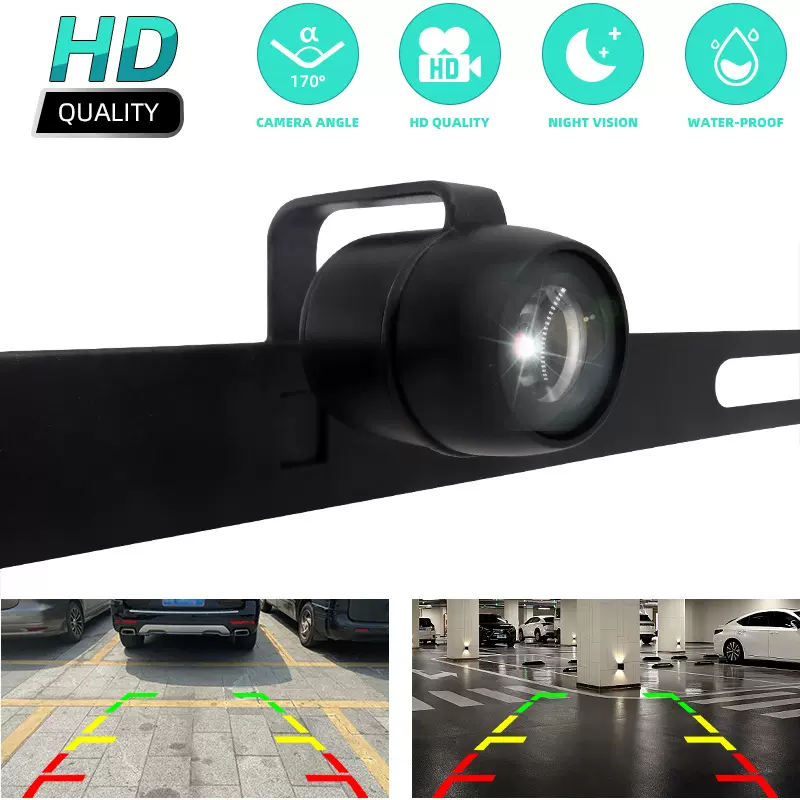 通用车型车载高清CCD摄像头 小蝴蝶夜视汽车外挂后视 车载摄像头