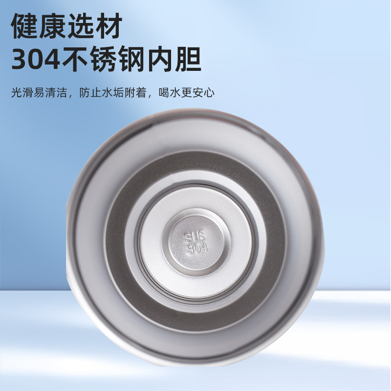 Taza de aislamiento de mango portátil de acero inoxidable 304 transfronteriza nueva taza de automóvil de 40oz de gran capacidad con taza de hielo de pajita